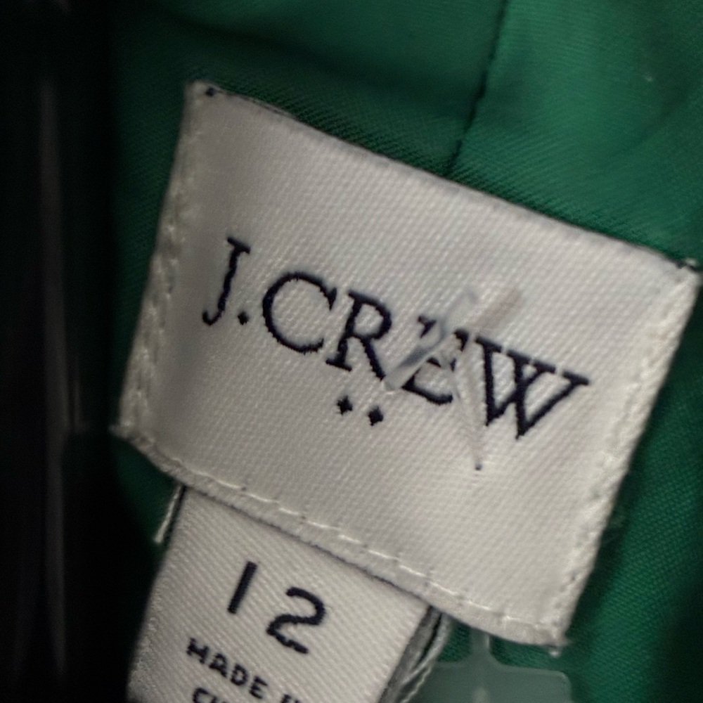 J. Crew Vibrant Green Pea Coat - Picture 4 of 4